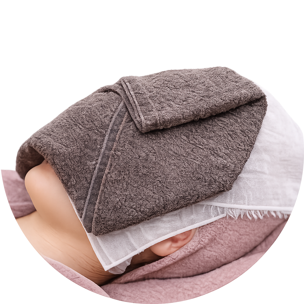 冷タオルでクーリング